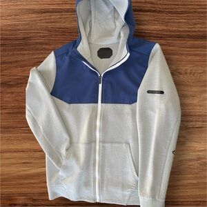 UNDER ARMOUR - Blue and Gray Zip-Up Hoodie